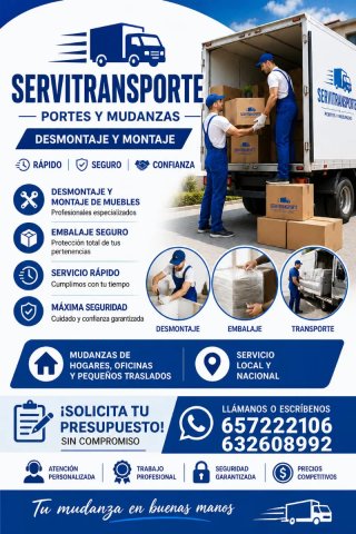 Mudanzas y desmontajes