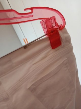 Jeans skinny vita bassa bianchi taglia 30