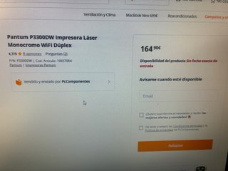 Impresora Láser Monocromo Pantum P3010/P3300