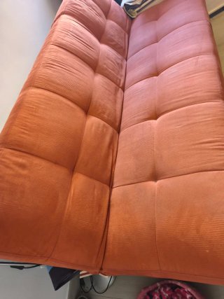 Sofá Cama 2 Plazas naranja