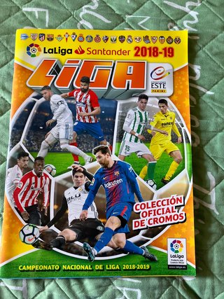 Lote 4 albumes cromos fútbol LaLiga 2014-19