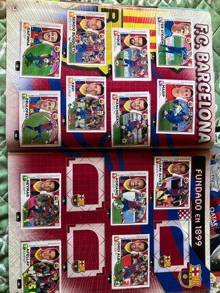 Lote 4 albumes cromos fútbol LaLiga 2014-19
