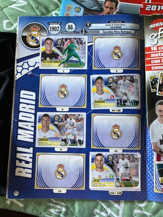 Lote 4 albumes cromos fútbol LaLiga 2014-19