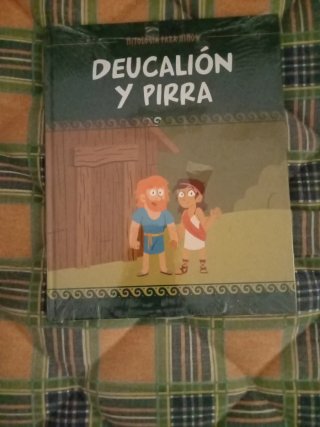 Libro de mitología para niños, Deucalión y Pirra