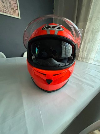 Casco Moto MT Blade Naranja/Gris