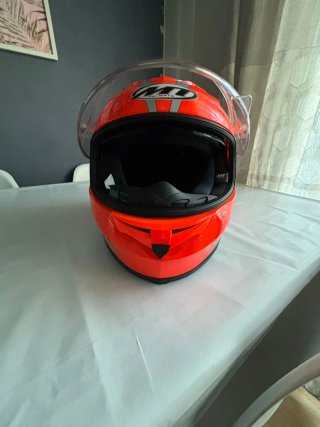 Casco Moto MT Blade Naranja/Gris