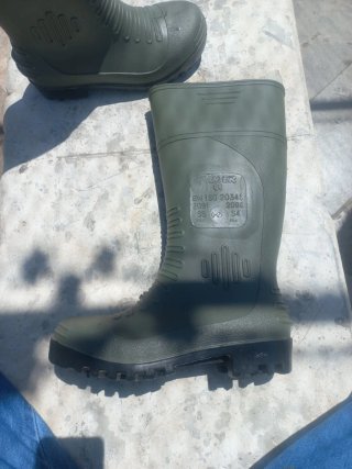 Botas de agua seguridad Panter verdes