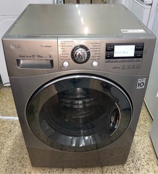 Lavadora secadora LG 12kg / 8kg color gris