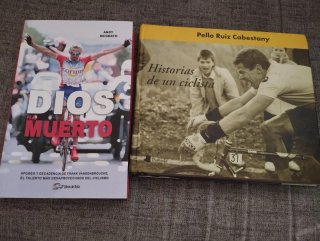 2 libros ciclismo