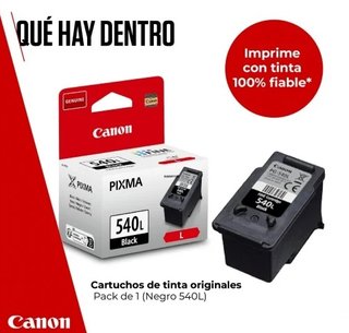 Cartucho Tinta Canon PG-540L Negro Original