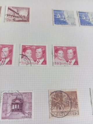 Colección de 1128 sellos de varios países.