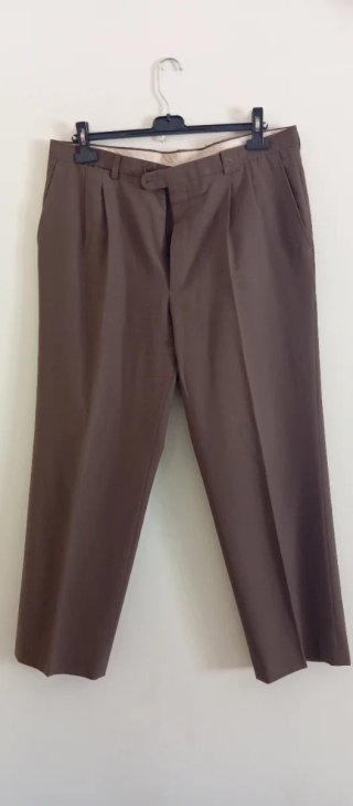 Pantalón de traje Burberry marrón