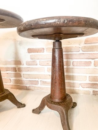 Taburete Wertheim Barcelona Madera Metal