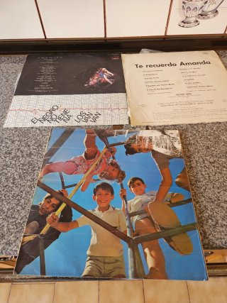 Lote 3 discos vinilo antiguos