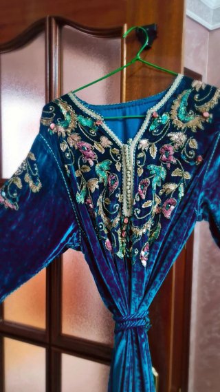 Traje Moruno Caftán Fiesta Terciopelo