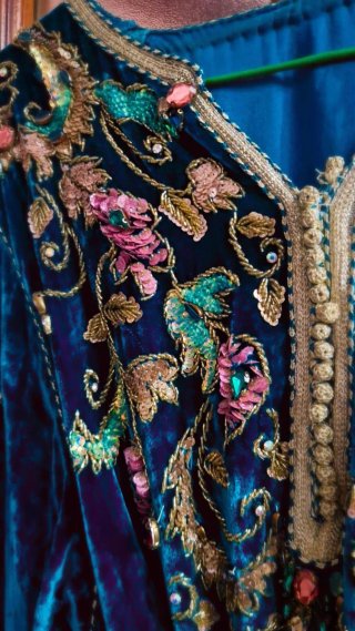 Traje Moruno Caftán Fiesta Terciopelo