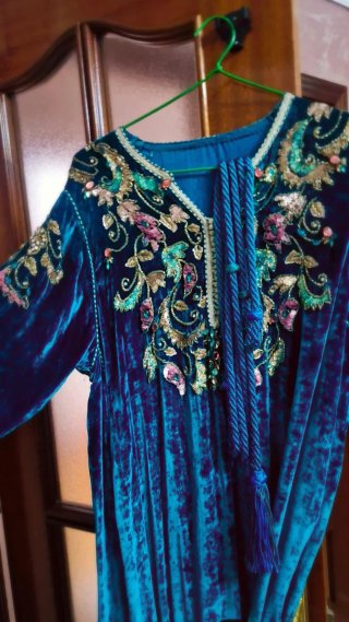 Traje Moruno Caftán Fiesta Terciopelo