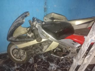 Minimoto infantil negra y roja