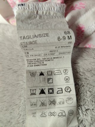 Vestitino Benetton 6/9 mesi