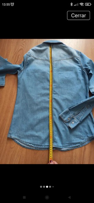 Camisa vaquera azul