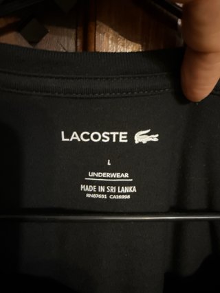 Camiseta Lacoste ORIGINAL (sin estrenar)