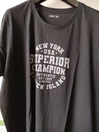 Camiseta Yuli Hombre XXXL Negra