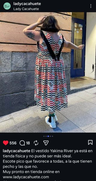 Vestido Lady Cacahuete Talla L Nuevo