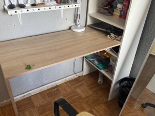 Escritorio Juvenil Blanco Artik y Roble