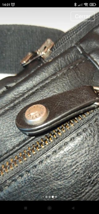 Borsa a tracolla nera da uomo