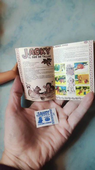 Álbum Cromos Jacky El Oso de Tallac Danone