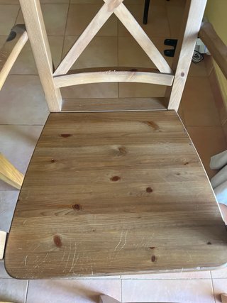 Silla Ingolf ikea madera 5 ud