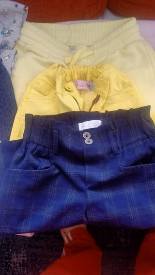 Lote 20 pantalones niña + mono regalo