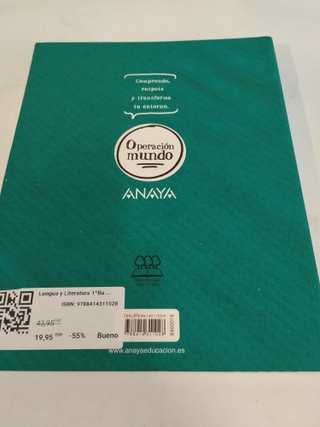 Lengua y Literatura 1ºBach - Op. Mundo - 9788414311028