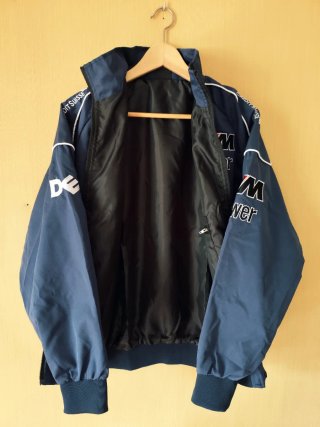 Chaqueta BMW talla M y XL bordada azul fina unisex