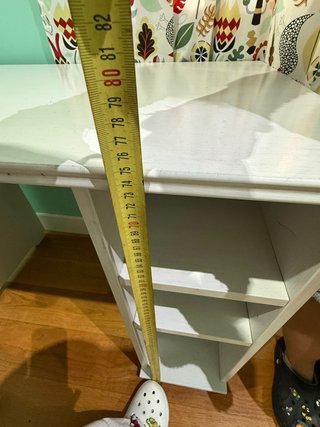 Escritorio blanco 90x52x75