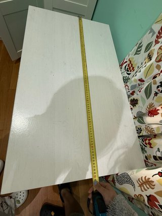 Escritorio blanco 90x52x75