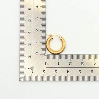 Pendientes Aro Oro 18K, 1.64gr