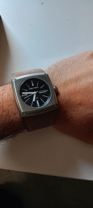 Reloj Time Force Caballero Negro Marrón
