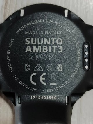 Suunto Ambit 3 Sport Negro sin correa.