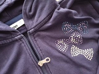 Felpa e pantaloni bambina blu 6 anni 116 cm