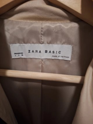 Chaqueta Zara Beige Talla M
