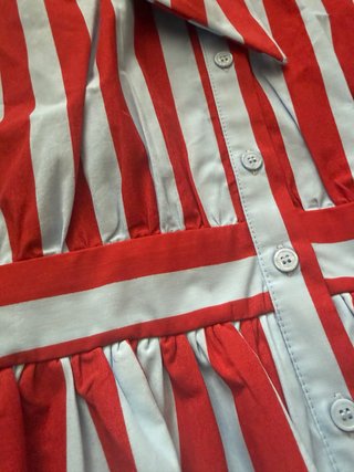 Camisa Zara Rayas Rojas y Blancas