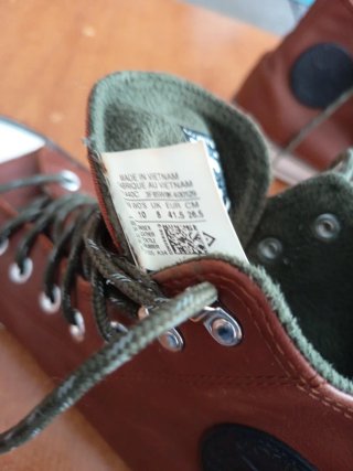 Converse All Star Cuero Marrón