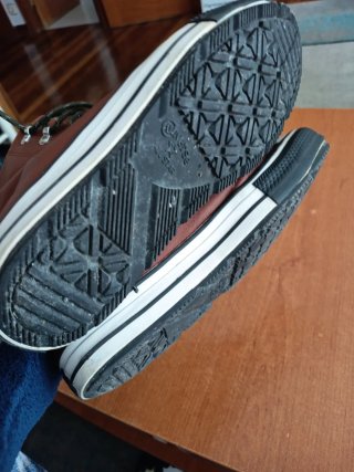 Converse All Star Cuero Marrón
