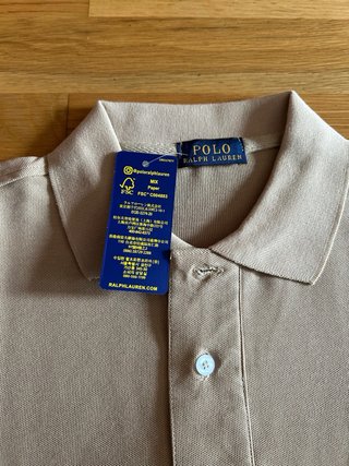 Polo Ralph Lauren Talla M Beige Nuevo