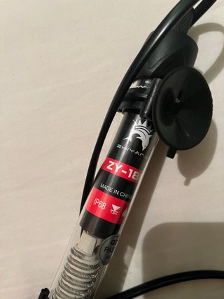 Lote Accesorios Acuario: calentador, termómetro...