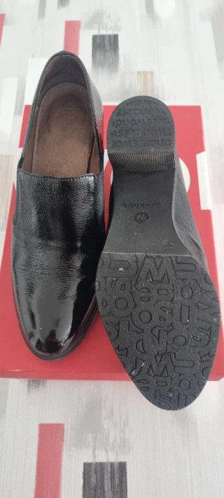 Zapatos Wonders Talla 37 Negros Charol