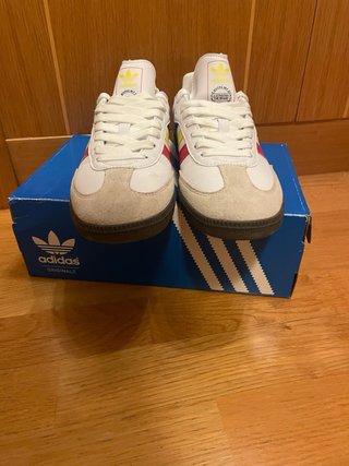 Adidas Samba Blancas Multicolor