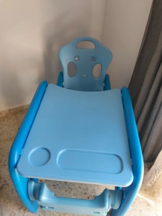 Trona evolutiva bebé azul