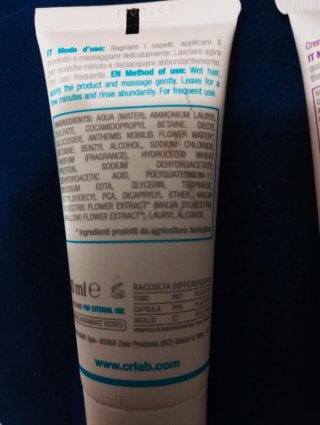 Mini Kit capelli CRLAB travel size shampoo+balsamo